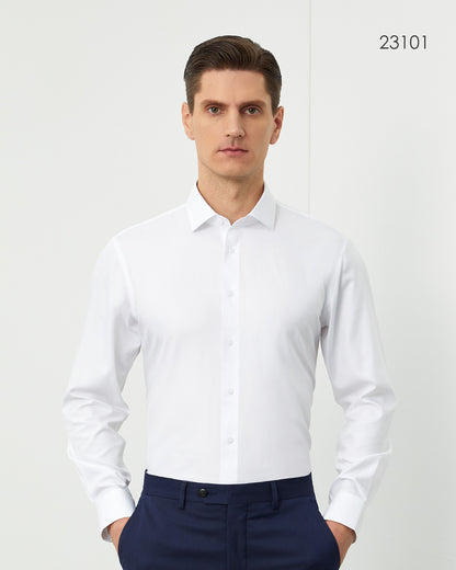 13.7% mulberry silk blended shirt