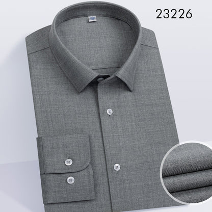 Machine washable worsted merino wool men shirt