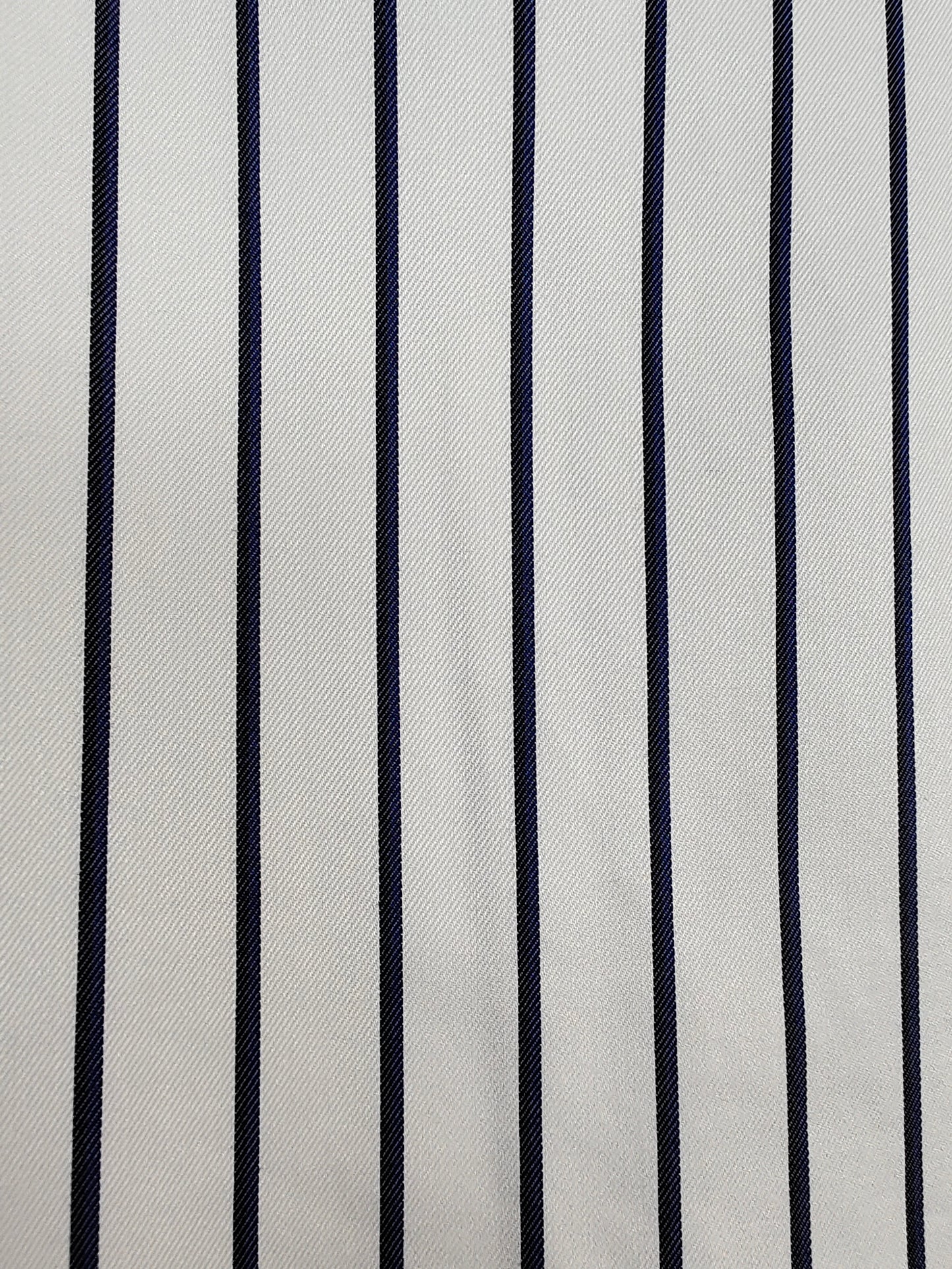 Blue multi stripe cotton regular fit shirt