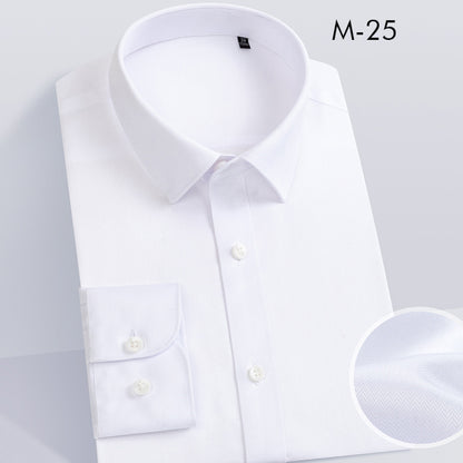 100% cotton DP non-iron men short-sleeve shirt