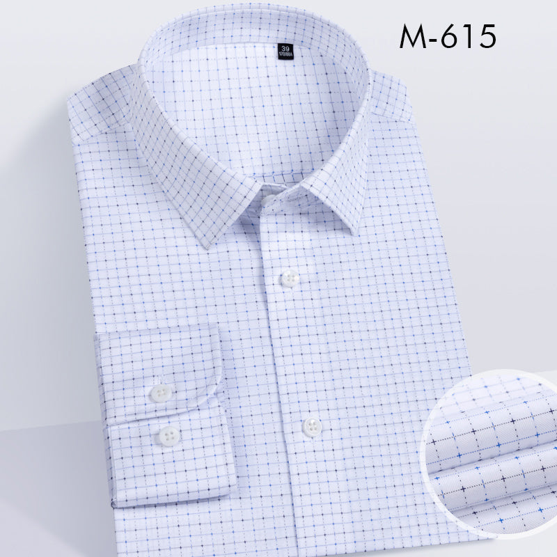 100% cotton DP non-iron men short-sleeve shirt