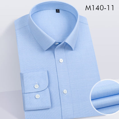 100% cotton DP non-iron men long-sleeve shirt