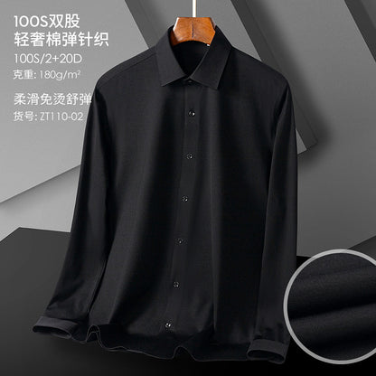 ZT110-02 Cotton/Spandex knitted shirt