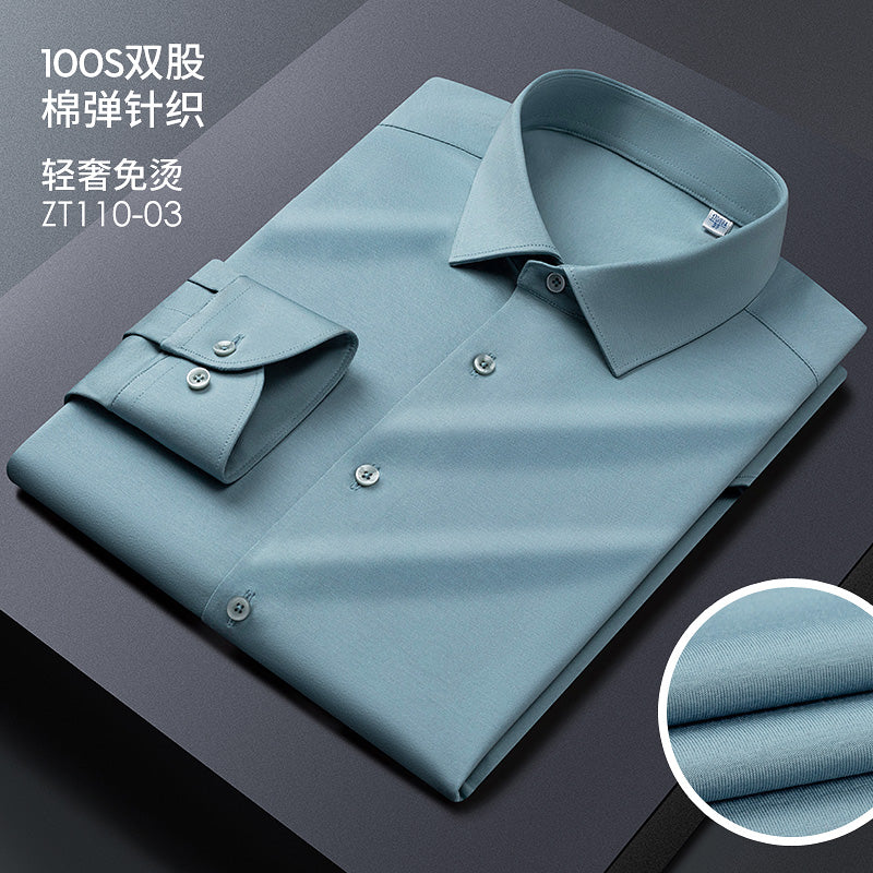 ZT110-03 Cotton/Spandex knitted shirt