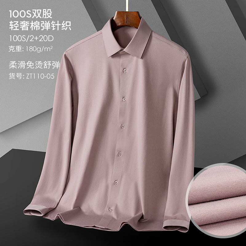 ZT110-05 Cotton/Spandex knitted shirt