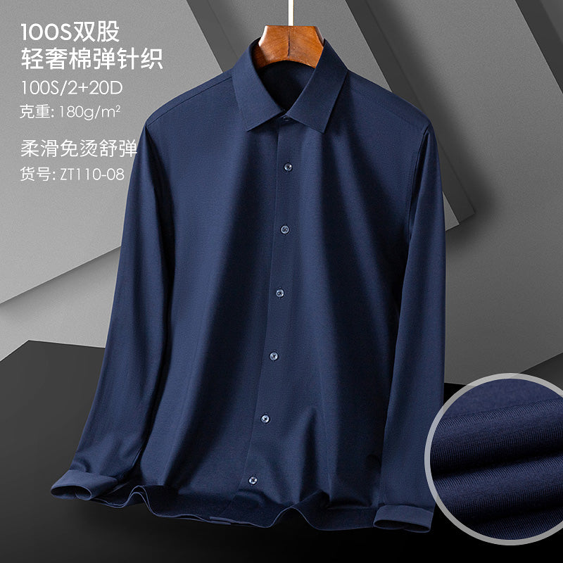 ZT110-08 Cotton/Spandex knitted shirt