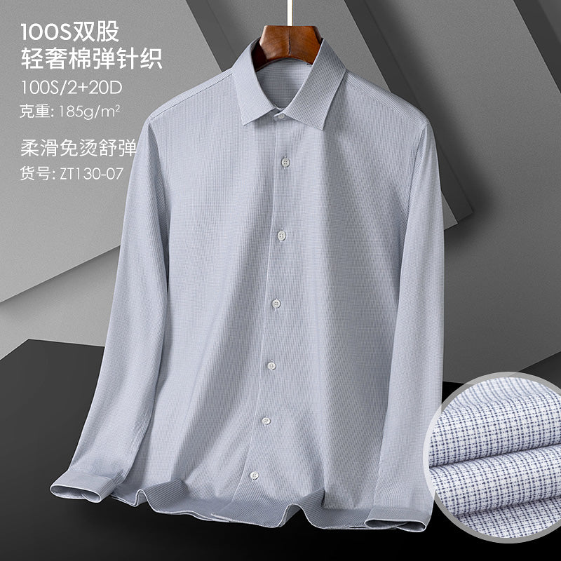 ZT130-07 Cotton/Spandex knitted shirt